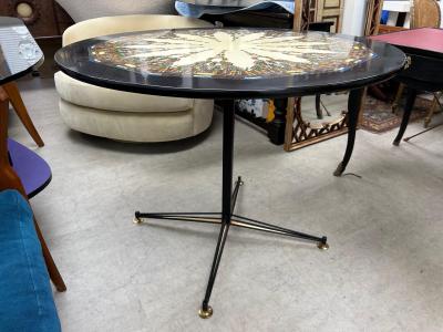 Piero Fornasetti Italian Modern Center Table By Fornasetti