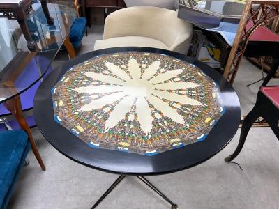 Piero Fornasetti Italian Modern Center Table By Fornasetti