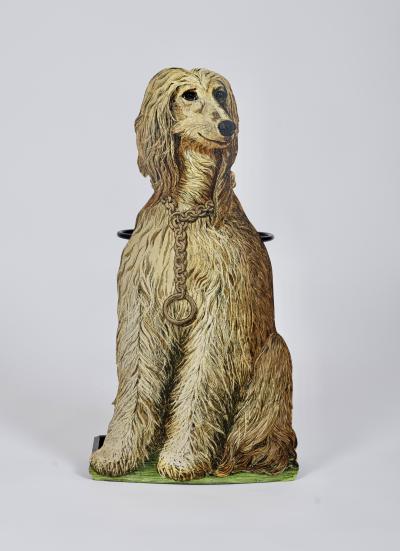 Piero Fornasetti Levriero Afgano Afghan Hound Dog Umbrella Stand Piero Fornasetti Italy c 1955