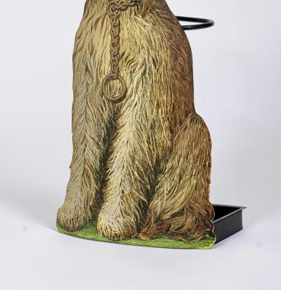 Piero Fornasetti Levriero Afgano Afghan Hound Dog Umbrella Stand Piero Fornasetti Italy c 1955
