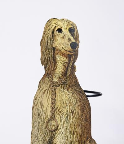 Piero Fornasetti Levriero Afgano Afghan Hound Dog Umbrella Stand Piero Fornasetti Italy c 1955