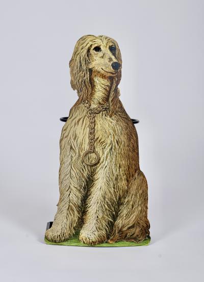 Piero Fornasetti Levriero Afgano Afghan Hound Dog Umbrella Stand Piero Fornasetti Italy c 1955