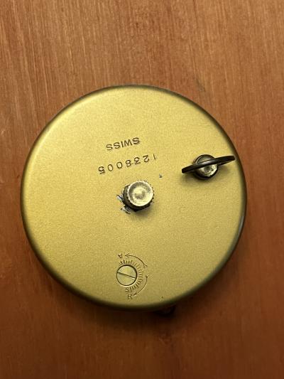 Piero Fornasetti MID CENTURY ITALIAN TROMPE DE LOEIL WOOD BRASS CLOCK STYLE OF FORNASETTI