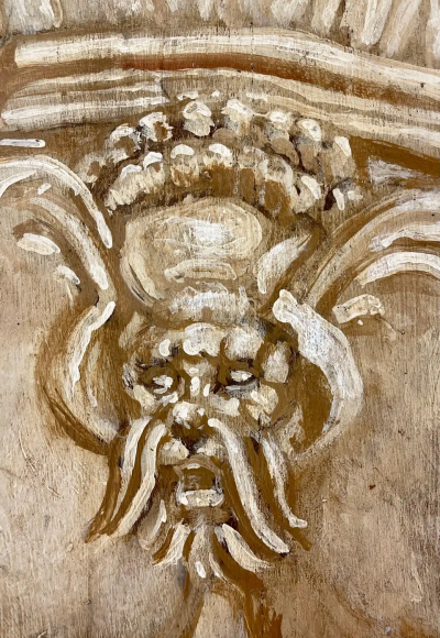 Piero Fornasetti Mid Century Modern Hand Painted Italian Center Table Fornasetti Style