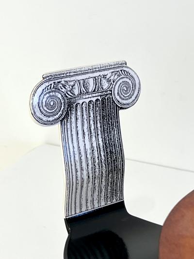 Piero Fornasetti Miniature Prototype Sole Table Chairs Set by Piero Fornasetti