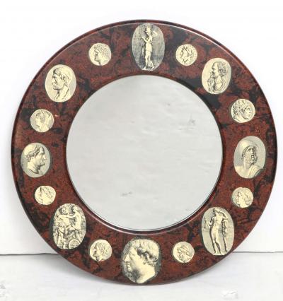 Piero Fornasetti Neo classic Emperor Mirror by Piero Fornasetti