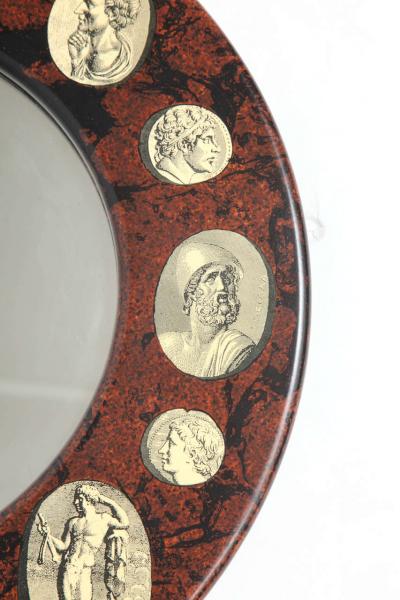 Piero Fornasetti Neo classic Emperor Mirror by Piero Fornasetti