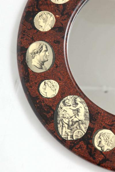 Piero Fornasetti Neo classic Emperor Mirror by Piero Fornasetti