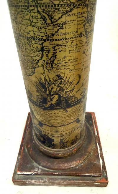 Piero Fornasetti Pair of Italian Mid Century Modern Table Lamps in Style of Piero Fornasetti 1950