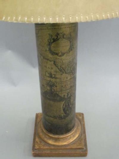 Piero Fornasetti Pair of Italian Mid Century Modern Table Lamps in the Style of Piero Fornasetti