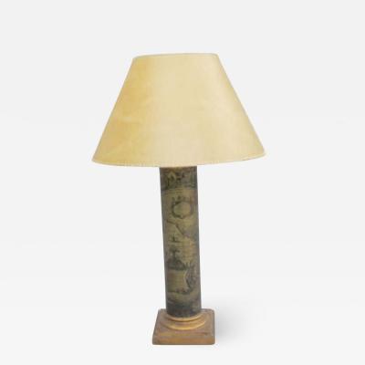 Piero Fornasetti Pair of Italian Mid Century Modern Table Lamps in the Style of Piero Fornasetti