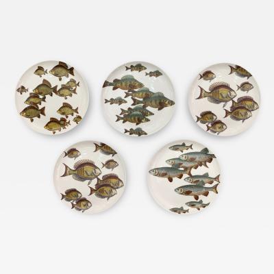 Piero Fornasetti Pesci Piero Fornasetti Plates Italy 1960s