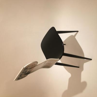 Piero Fornasetti Piero Fornasetti Capitello Ionico Chair in Black and White Italy circa 2006