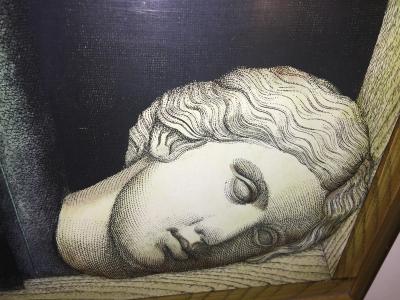 Piero Fornasetti Piero Fornasetti Ornate Book Case Lithograph