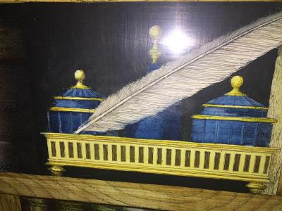 Piero Fornasetti Piero Fornasetti Ornate Book Case Lithograph