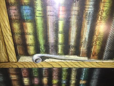 Piero Fornasetti Piero Fornasetti Ornate Book Case Lithograph