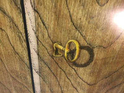 Piero Fornasetti Piero Fornasetti Ornate Book Case Lithograph