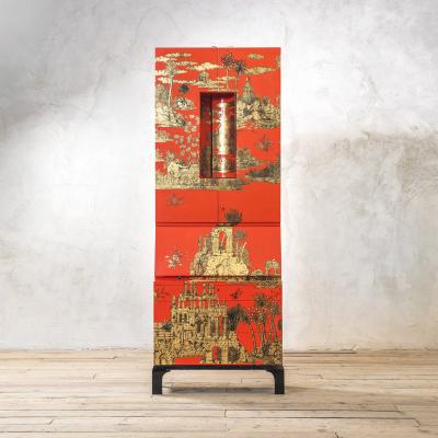 Piero Fornasetti Piero Fornasetti Rare Trumeau mod Gran Coromandel