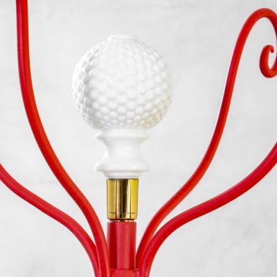 Piero Fornasetti Piero Fornasetti Red Coat Rack 1955