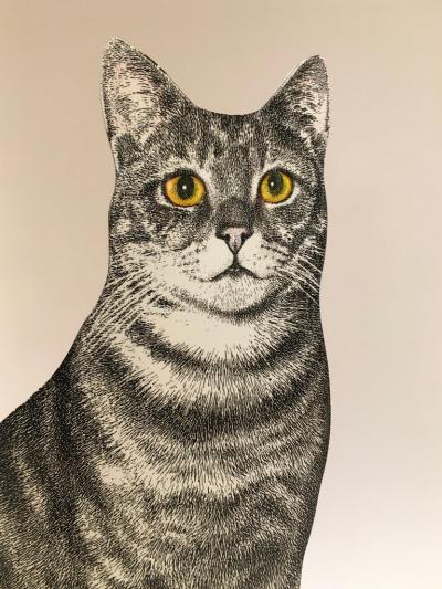 Piero Fornasetti Piero Fornasetti Soriano Cat Umbrella Stand Italy