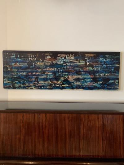 Piero Fornasetti Piero Fornasetti Vintage Wall Panel Italy circa 1950 s