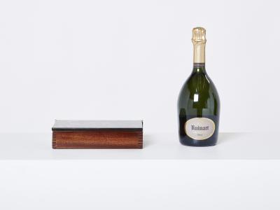 Piero Fornasetti Piero Fornasetti mahogany painted wood box 1950