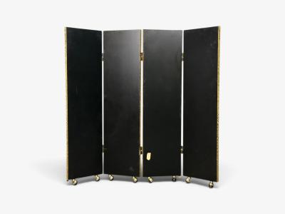 Piero Fornasetti Rare Trompe L Oeil Libri Folding Screen Italy 1999