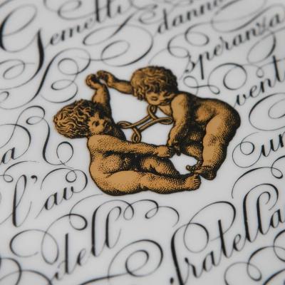 Piero Fornasetti Sagittarius Libra and Gemini Zodiac Plates by Piero Fornasetti