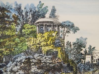 Piero Fornasetti Screen with two sides by Piero Fornasetti circa 1950