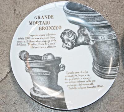 Piero Fornasetti Set of 6 Piero Fornasetti Plates