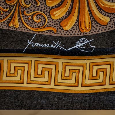 Piero Fornasetti Square Fornasetti Coffee Table with Sun Motif 20th Century