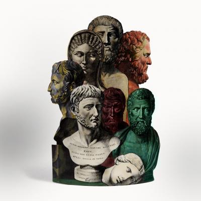 Piero Fornasetti Teste Antiche Ancient Busts umbrella stand