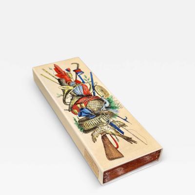 Piero Fornasetti Trofeo Selvaggina Enameled Box Italy 1950s