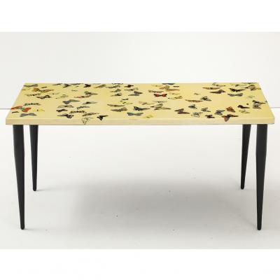 Piero Fornasetti Vintage Piero Fornasetti Farfalle Coffee Table