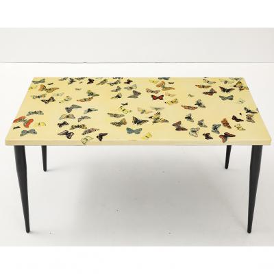 Piero Fornasetti Vintage Piero Fornasetti Farfalle Coffee Table
