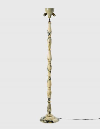 Piero Portaluppi Italian Marble Art Deco Floor Lamp
