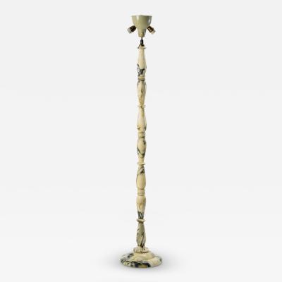 Piero Portaluppi Italian Marble Art Deco Floor Lamp