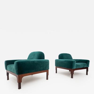 Piero Ranzani Mid Century Pair of Romantica Armchairs by Piero Ranzani for Elam