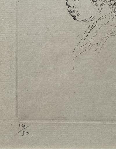 Pierre Auguste Renoir Claude Renoir Fils de lArtiste de Profil 