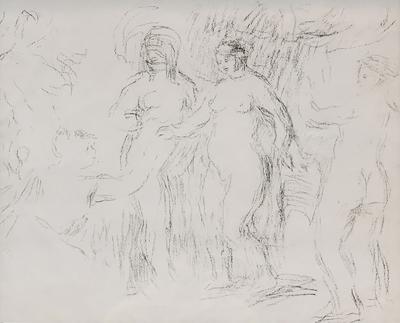 Pierre Auguste Renoir Les Baigneuses Paris by Pierre Auguste Renoir