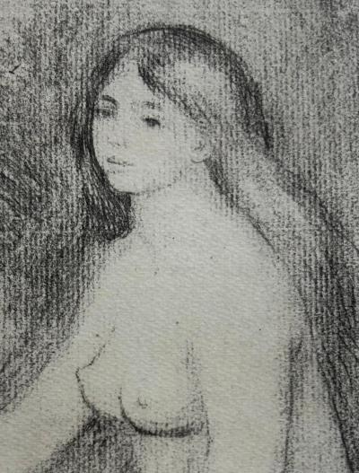 Pierre Auguste Renoir Pierre Auguste Renoir Aquatint on Arches Paper Titled Femme Nue with C O A 