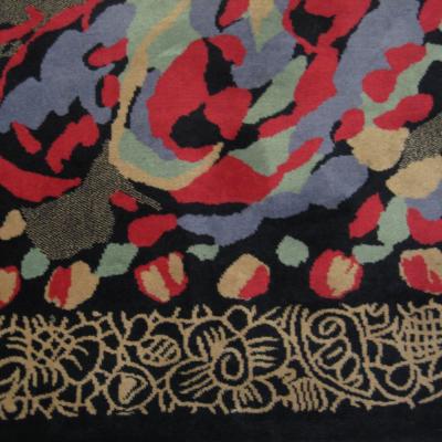 Pierre Balmain Modernist Wool Carpet France circa 1960