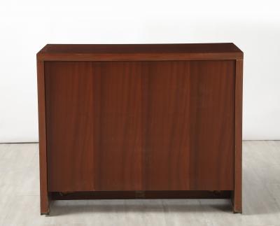 Pierre Balmain Pierre Balmain Walnut and Brass Commode Paris France circa 1980