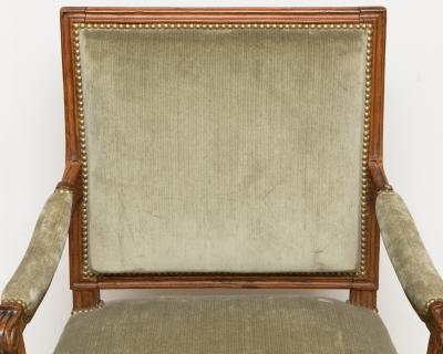 Pierre Bernard Louis XVI Fauteuil Circa 1770