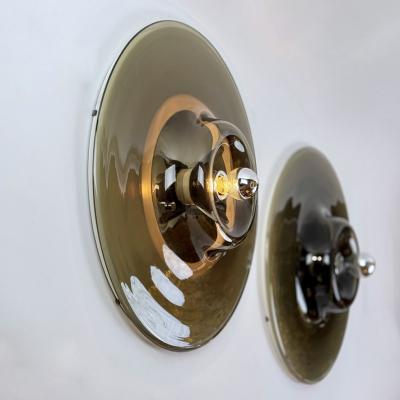 Pierre Cardin Late 20th Century Pair of Space Age Sconces by Pierre Cardin for Venini