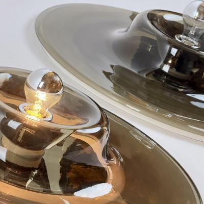Pierre Cardin Late 20th Century Pair of Space Age Sconces by Pierre Cardin for Venini