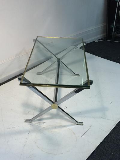 Pierre Cardin Modernist X Base Two Tone Coffee Table by Pierre Cardin
