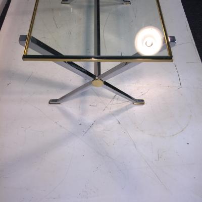 Pierre Cardin Modernist X Base Two Tone Coffee Table by Pierre Cardin