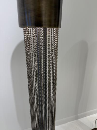 Pierre Cardin Pair of Pierre Cardin 1960s Aged Brass French Mid Century Floor Lamps