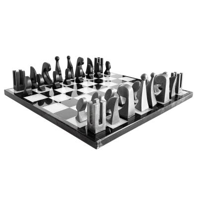 Pierre Cardin Pierre Cardin 1969 Evolution Chess Set with Marble Board